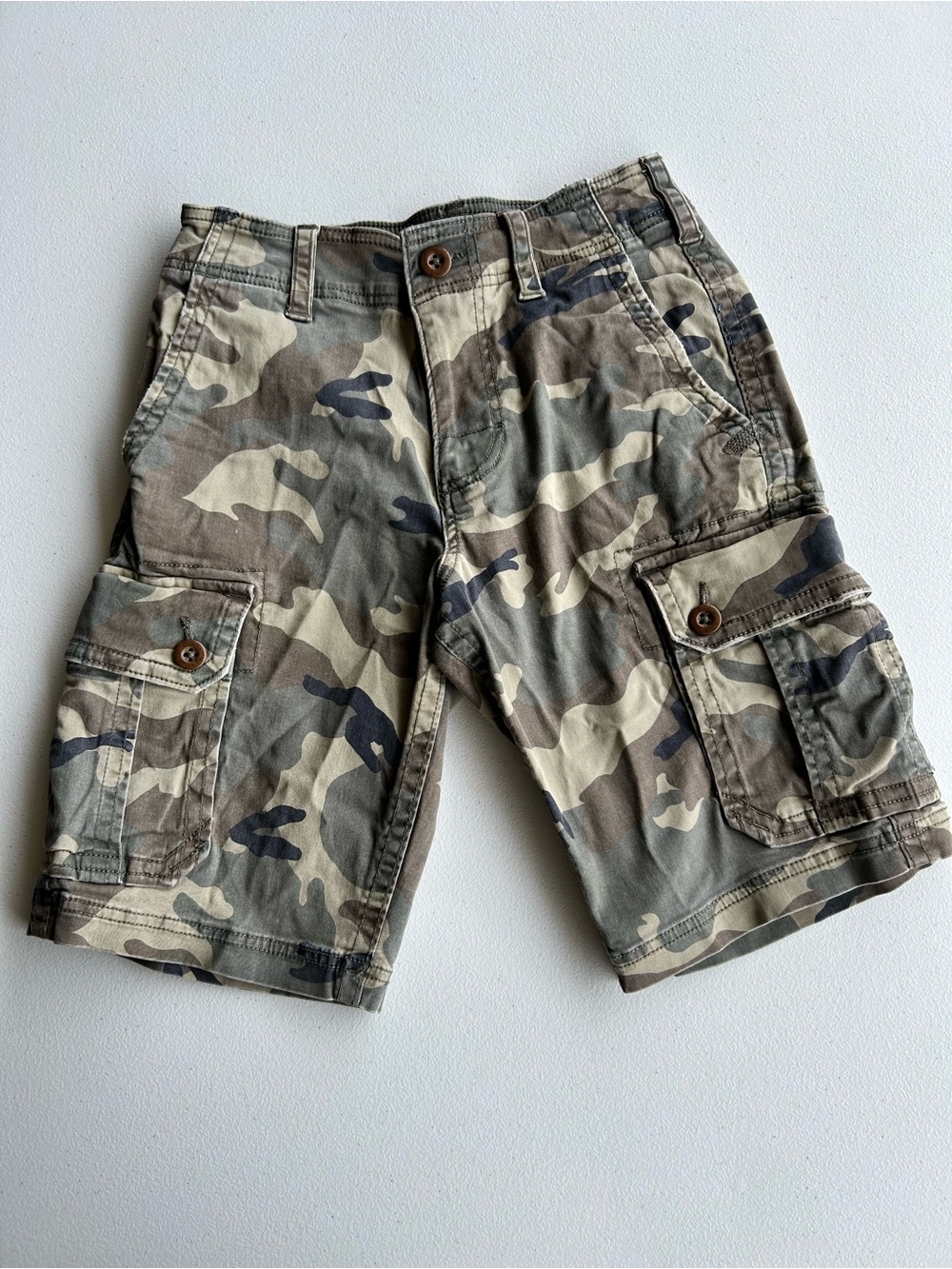American Eagle Active Flex Camo Cargo Shorts Size 26